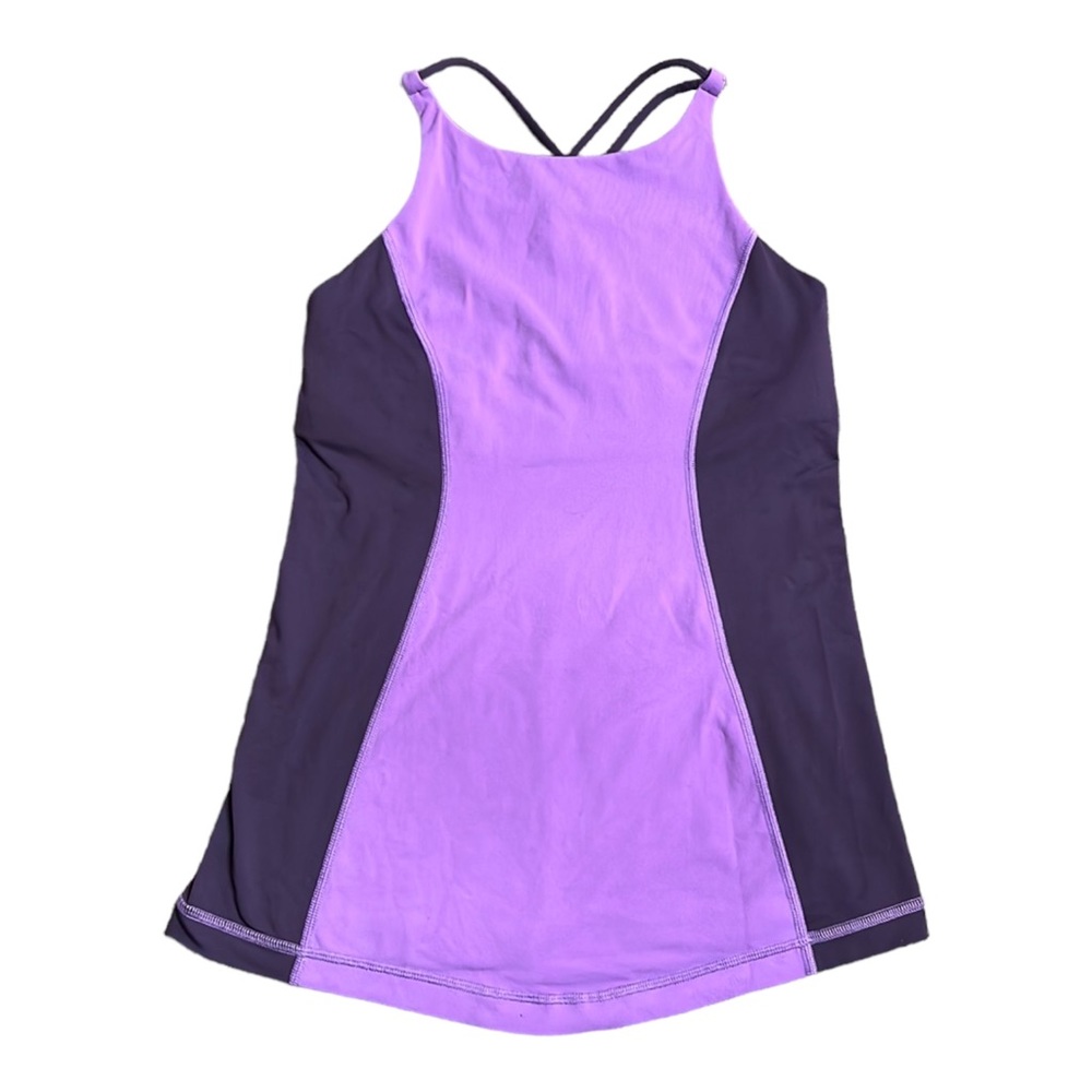 🍋 Lululemon Purple Color Block Tank Top in Size 8